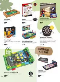 Multi bazar folder | Het Grote Speelgoedboek Pagina 86: Tafelvoetbalspel 2 in 1 €17,95, Flippercast arcade minecraft €49,95