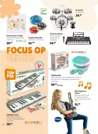 Multi bazar folder | Het Grote Speelgoedboek Pagina 88: Kidykaraoke €59,90, Kidypiano mini €39,90