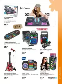Multi bazar folder | Het Grote Speelgoedboek Pagina 89: Draadloze soundbox €39,95, Junior DJ set €27,95