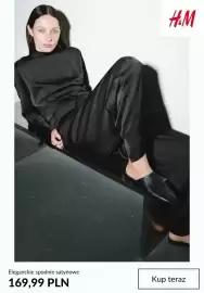 H&M gazetka tydzień 41 Strona 6: Eleganckie spodnie satynowe H & M €169,99