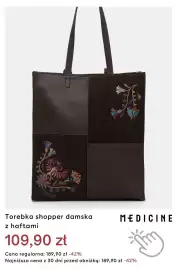 Medicine gazetka Strona 10: Torebka shopper damska z haftami Medicine €109,90