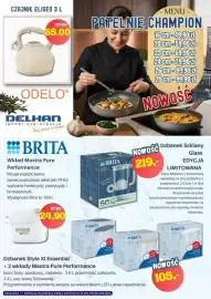 Hale Banacha gazetka Strona 4: CZAJNIK ELISEO 3 L 107,00 85.00 MENU- PATELNIE CHAMPION 16 cm-49,90 zł 20 cm-59,90 zł 22 cm -
