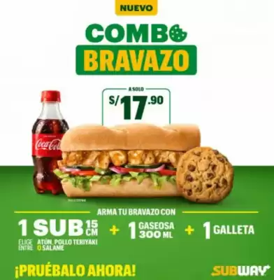 Subway (válido hasta 2-11)