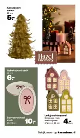 Kwantum folder | Kerst Pagina 11: Led grachtenpand €4,00, Gebaksbord strik €6,00