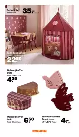 Kwantum folder Pagina 16: Wanddecoratie Trani Paars of Tubre Roze €4,00, Opbergkoffer Dolo €6,50