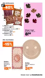 Kwantum folder Pagina 17: Sierkussens €9,00, Slinger Vogel €8,50