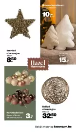 Kwantum folder | Kerst Pagina 15: Bal led champagne €32,50, Kerstballenset €3,00