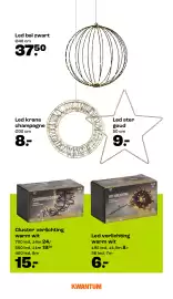 Kwantum folder | Kerst Pagina 18: Led verlichting €6,00, Cluster verlichting €15,00