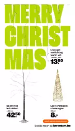 Kwantum folder | Kerst Pagina 19: Boom met led takken €42,50, Led kerstboom €8,00