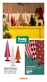 Kwantum folder | Kerst Pagina 2: Glazen kerstboom €7,00, Cadeaupapier €3,50