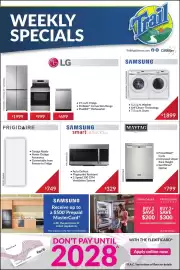 Trail Appliances flyer week 41 Page 1