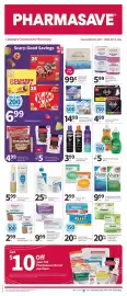 Pharmasave flyer Page 1: Pears Bar Soap €2,99, Tena Protective Underwear Ultimate Absorbency €14,99