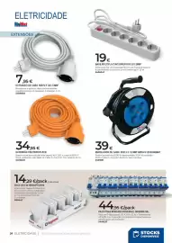 Catálogo BigMat Página 24: Enrolador de cabo ip20 3 x 1,5 mm² h05vv-f 25 m bigmat €39,00, Extensão p/externo 25 m €34,95