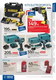 Catálogo BigMat Página 5: DeWalt berbequim percutor xr 18 v dcd776d2t €195,00, Berbequim combinado 18 v makita €205,00