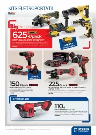 Catálogo BigMat Página 6: Stayer pack berbequim percutor 18 v pbl 80 + amoladora 18 v agbx l20 115 mm €225,00