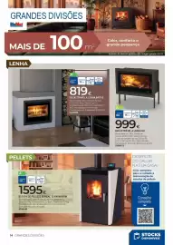 Catálogo BigMat Página 14: Estufa de pellets boreal 12 kw marfim €1.595,00