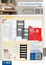 Catálogo BigMat Página 19: Radiator toalheiro neris €165,00, Toalheiro com fluido kronos €95,00