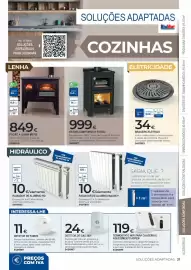 Catálogo BigMat Página 21: Estufa com forno e fogão boreal €999,00, Radiator de alumínio rd €10,00