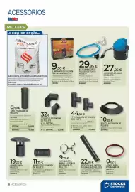 Catálogo BigMat Página 28: Pqs eliminador de fuligem p/estufas de pellets €9,50, T p/tubagem de pellets com tampa €44,50