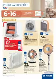Catálogo BigMat Página 4: Radiador mini de 9 elementos €39,00, Termoventilador vertical syra €13,00