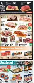 Calgary Co-op flyer Page 6: Gardein supreme plant based bowls €5,99, Pearlmark Scallops €14,99