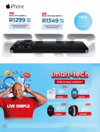 Chatz Connect brochure Page 18: Apple Airpods 5 €2.599,00, Apple watch Ultra 4 GPS + Cellular 49mm + Titanium case €15.499,00