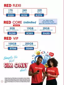 Chatz Connect brochure Page 2: RED CORE Unlimited €299,00