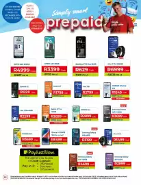 Chatz Connect brochure Page 22: OPPO A6k 256GB €4.999,00, Mobicel P12 Plus 32GB €629,00