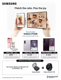 Chatz Connect brochure Page 6: Samsung Galaxy Z Fold8 Ultra €849,00, Samsung Galaxy Z Fold8 €1.599,00