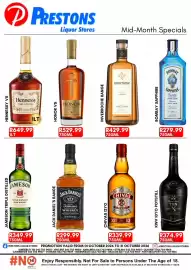 Prestons catalogue Page 1: Hennessy VS €649,99, Inverroche Gin Amber €429,99