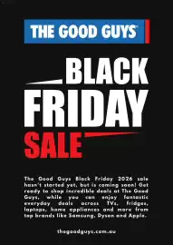 The Good Guys catalogue Page 1