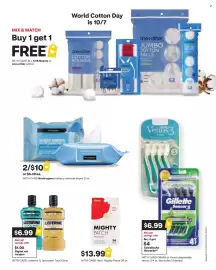 CVS weekly ad week 41 Page 3: Listerine 1L €5,99, Gillette Venus 3 disposable razors €6,99