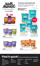 CVS weekly ad week 41 Page 7: Well Market pistachios or cashews €5,99, Well Market trail mix €6,99