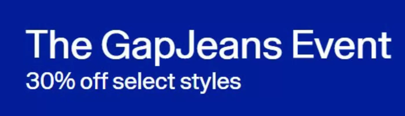 Gap (valid until 1-11)