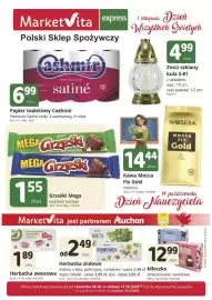 Marketvita gazetka Strona 1: Mleczko śmietankowe Auchan €12,99