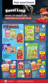 ALDI folder week 43 Pagina 10: Vast assortiment Sweet Land HEERLIJK GRIEZELEN VOOR EEN DISCOUNTPRIJS AI-GEGENEREERD NIEUW