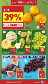 ALDI folder week 43 Pagina 3: Blauwe druiven €2,39, Vijgen €0,66