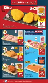 ALDI folder week 43 Pagina 4: Golden Seafood Gerookte zalm €6,58, Spieringkotelet, 3 st €2,49