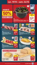 ALDI Dépliant week 43 Pagina 5: lun. 19/10 - sam. 24/10 Verse Zecundo mestolen Moules de Islande fraiches JUSQU'À 50% MOINS