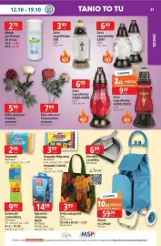 E.Leclerc gazetka tydzień 42 Strona 21: Torba zakupowa GAM €3,99, Znicz nagrobkowy 65B LUKS €3,99