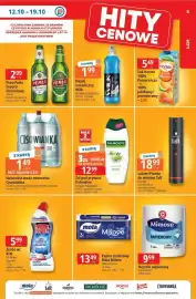 E.Leclerc gazetka tydzień 42 Strona 5: Lakier/Pianka do włosów Taft €18,99, Papier toaletowy Mola Milove €13,49