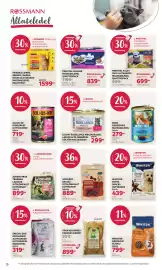 Rossmann akciós újság hét 42 Oldal 12: Prevital fillet duo alutasakos macskaeledel €699,00