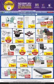 Folheto Carrefour semana 41 Página 9: Mês do Cliente meu INFORME SEU CPF NO CAIXA PARA DESBLOQUEAR AS VANTAGENS. Cash Back %