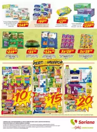 Folleto Soriana Express Página 8: Pañal Comodisec €239,00, Pañal Unisex etapa 2 a 7 €9.900,00