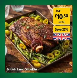 Morrisons leaflet Page 3: British Lamb Shoulder €10,50
