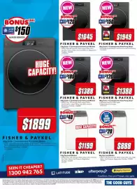 The Good Guys catalogue Page 17: Fisher & Paykel 10kg Series 7 Contemporary Heat Pump Dryer €1.388,00