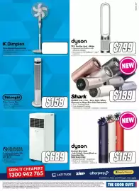 The Good Guys catalogue Page 24: Shark ChillPill 3-in-1 Fan €199,00, Dyson TP11 Purifier Cool - White €799,00