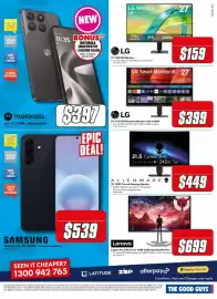 The Good Guys catalogue Page 5: LG Smart Monitor with webOS €399,00, Motorola g37 5G 128GB - Impenetrable €397,00