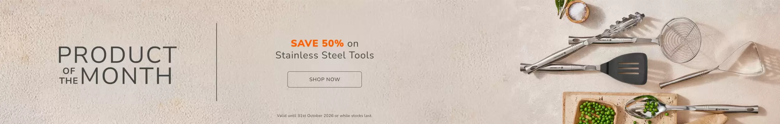 Le Creuset (valid until 31-10)