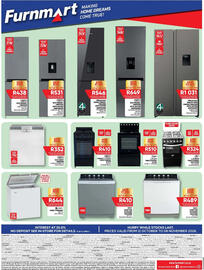 Furnmart catalogue Page 8: DEFY TWIN TUB WASHING MACHINE €489,00, DEFY COMPACT 4-PLATE FREESTANDING STOVE €410,00